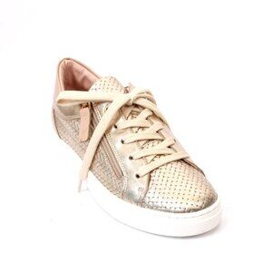 Vernissage 513 Multicolor Leather Lace-Up Zip Sneaker Shoes